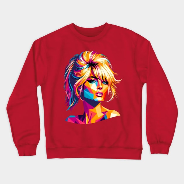 Brigitte wpap popart Crewneck Sweatshirt by fadinstitute